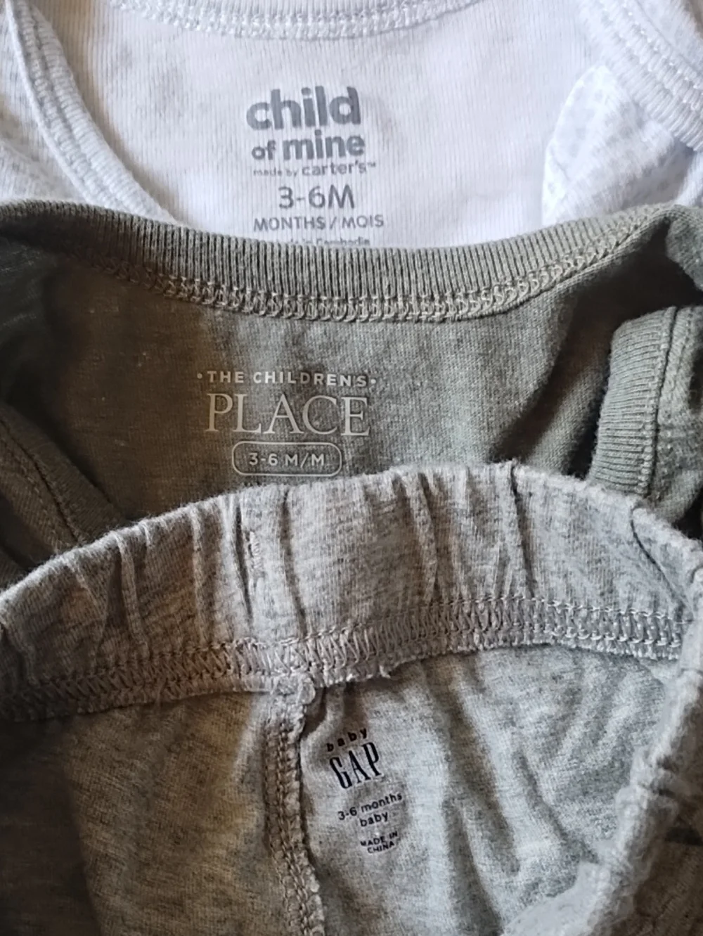 8Pc Baby Clothes Bundle 3/6mos Mixed Brands